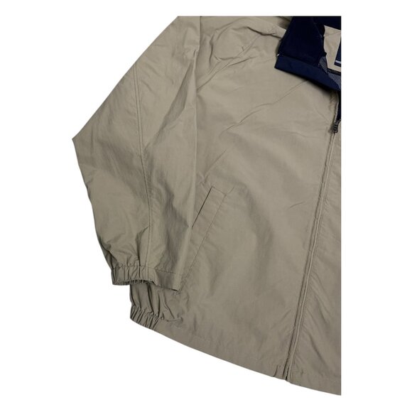 NAUTICA Designer tan Windbreaker Casual Bomber Jacket Mens 4XL - Picture 7 of 7
